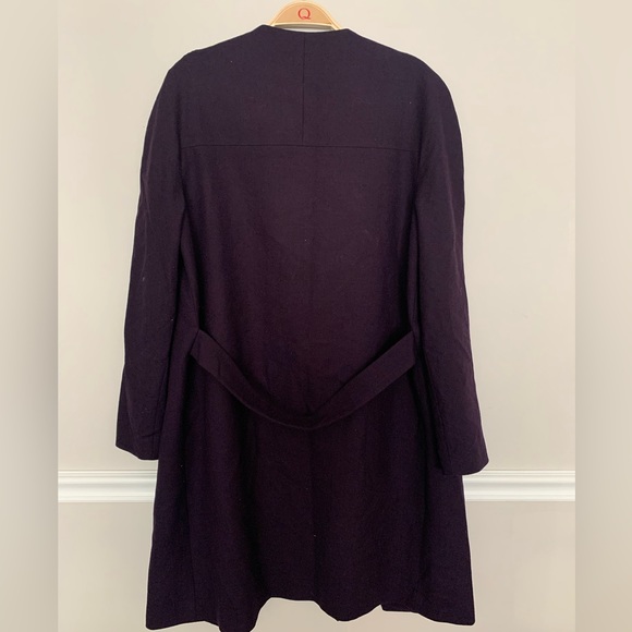 LIKE NEW ELIE TAHARI Womens Purple Coat Size:M - Picture 2 of 7